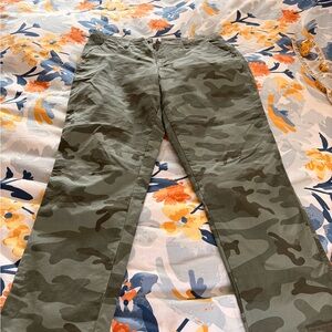 GAP Olive Green Camouflage Pants